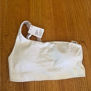 lululemon athletica White Ribbed Bra